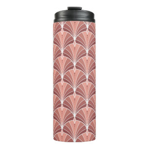 Garrafa Térmica Padrão de Deco de Arte Invisível. Bba minimalís