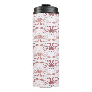 Garrafa Térmica Padrão de deco de arte. Papel de parede. Japonês