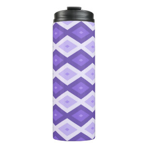 Garrafa Térmica Padrão de diamante violeta