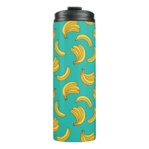 Garrafa Térmica Padrão de diversão de Fruta de Banana