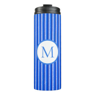 Garrafa Térmica Padrão de Faixa Azul