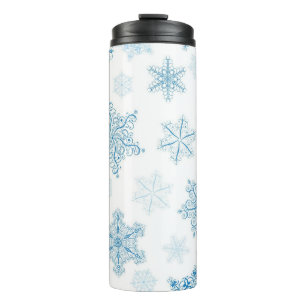 Garrafa Térmica Padrão de flocos de neve