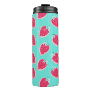 Garrafa Térmica Padrão de Fruta de morango