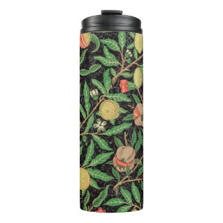 Garrafa Térmica Padrão de frutas William Morris Vintage