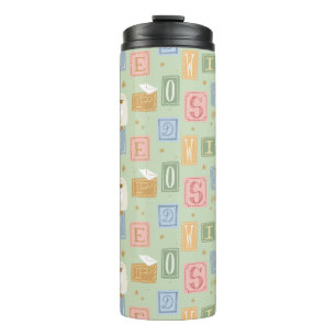 Garrafa Térmica Padrão de Letra em Bloco Hedwig Post