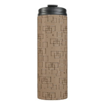 Padrão de quadrados coloridos do café