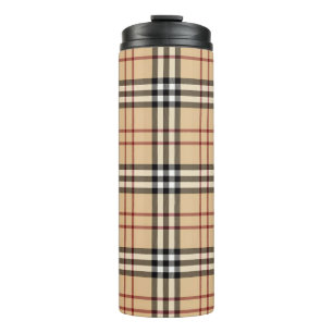 Garrafa Térmica Padrão de Tartan Escocês
