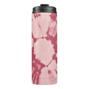 Garrafa Térmica Padrão de tingimento de tecido de algodão estampad