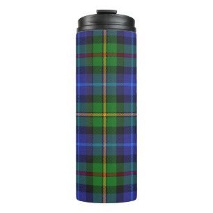 Garrafa Térmica Padrão de Xadrez do Smith Clan Scottish Tartan