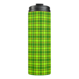 Garrafa Térmica Padrão de Xadrez Vermelhos Vermelhos Checkered - 5