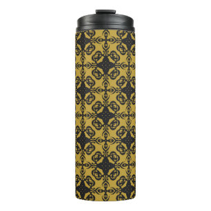 Garrafa Térmica Padrão decorativo sem costura com elegância o