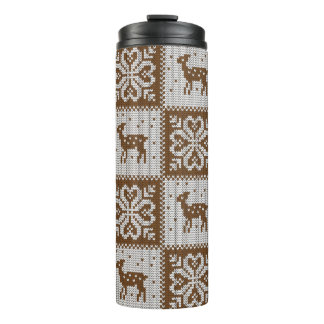 Garrafa Térmica Padrão decorativo sem descontinuidades da vinheta