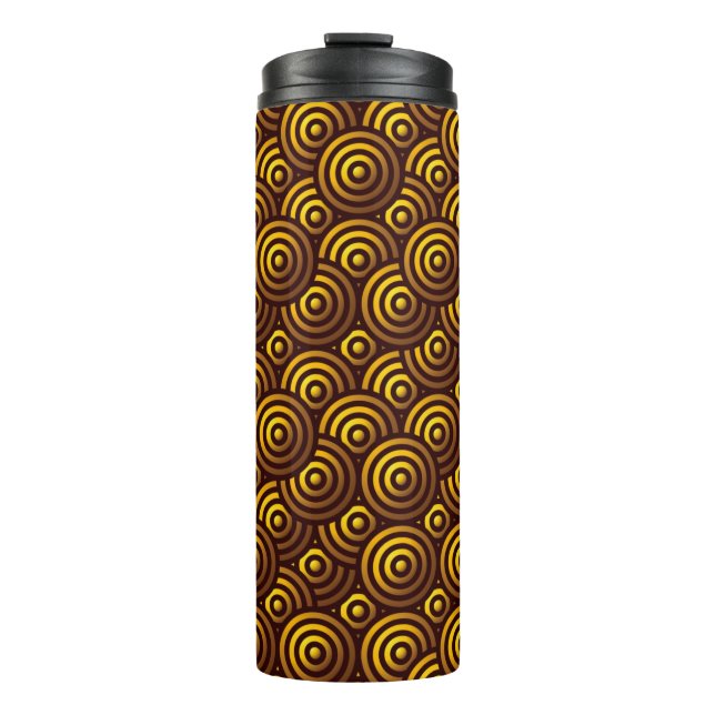 Garrafa Térmica Padrão Dourado sem falhas (Frente)