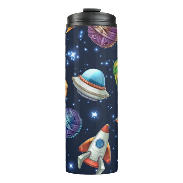 Garrafa Térmica Padrão espacial (Frente)