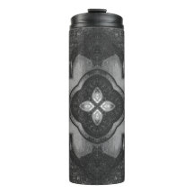 Padrão Floral do Lápis Negro da cinza