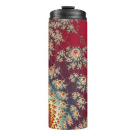 Garrafa Térmica Padrão Floral Espiral