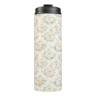 Garrafa Térmica Padrão Floral Nupcial