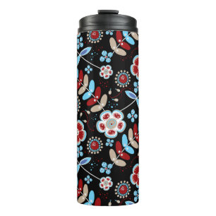 Garrafa Térmica Padrão Floral Povo Ousado