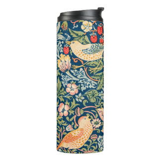 Garrafa Térmica Padrão Floral William Morris Strawberry Thief