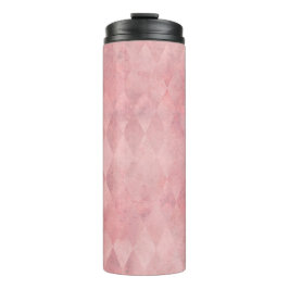 Garrafa Térmica Padrão Harlequim Grunge Rosa