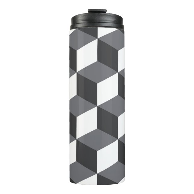 Garrafa Térmica Padrão moderno, simples, arquitetônico urbano (Frente)