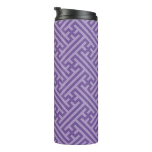 Garrafa Térmica Padrão Sayagata, Japonês, Roxo e Rosa