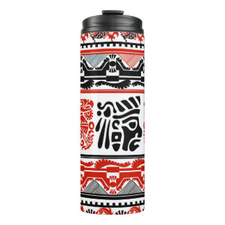 Garrafa Térmica Padrão tribal sem descontinuidades 5