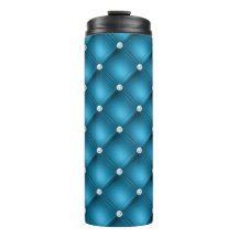 Padrão Tufado de Diamante Azul de Médio de luxo