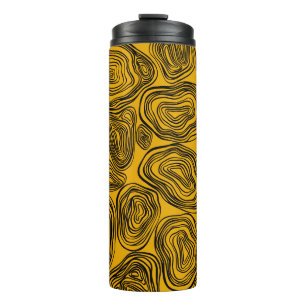 Garrafa Térmica padrão uniforme de abstrato. ilustração gráfica. O