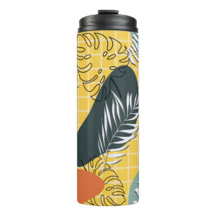 Garrafa Térmica Padrão uniforme de memphis de verão,abstrato