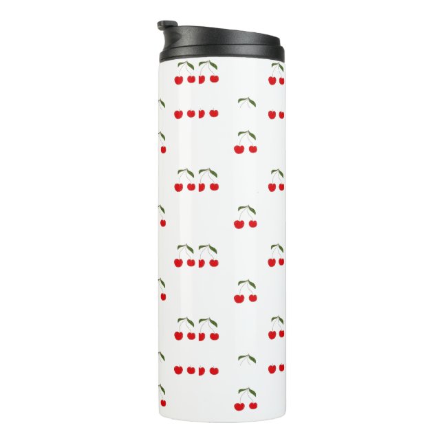Garrafa Térmica Padrões Rustic Modern Cherry (Rotação à direita)