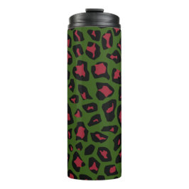 Garrafa Térmica Padrões sem focas de Leopard