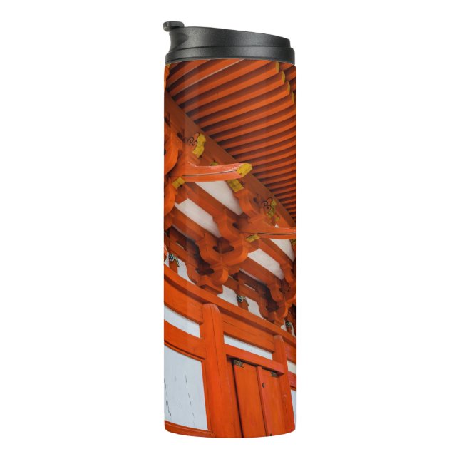 Garrafa Térmica Pagoda perspectiva ascendente, Miyajima (Rotação à direita)