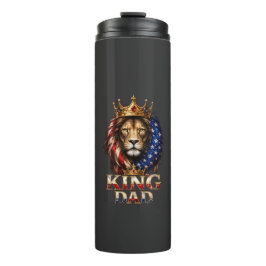 Garrafa Térmica Pai Leão da Bandeira Americana 