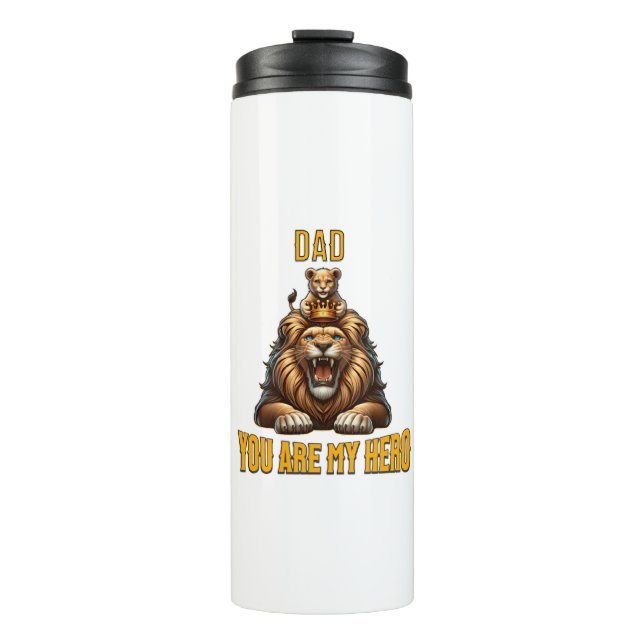 Garrafa Térmica Pai Que Você Seja Meu Herói (Frente)
