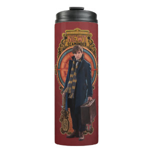 Garrafa Térmica Painel NEWT SCAMANDER™ Art Nouveau em pé