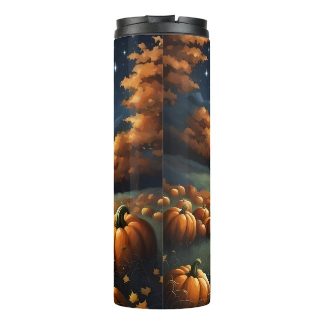 Garrafa Térmica Paisagem de Halloween (Verso)