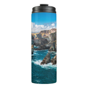 Garrafa Térmica Paisagem dramática na Cabeça de Mizen na costa a