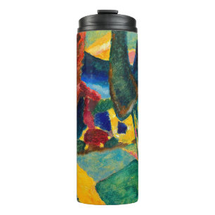 Garrafa Térmica Paisagem Kandinsky com Dois Poplars