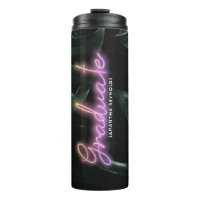 Palmas tropicais de luz neon | Formando monograma