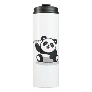 Garrafa Térmica panda pequeno fofo