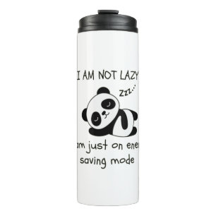 Garrafa Térmica Panda preguiçosa engraçada