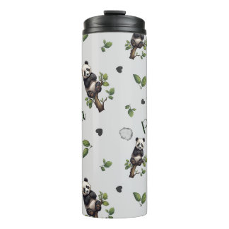 Garrafa Térmica Panda Sem Olhos Padrões Bebê