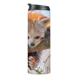 Garrafa Térmica Pantaninha vermelha preguiçosa