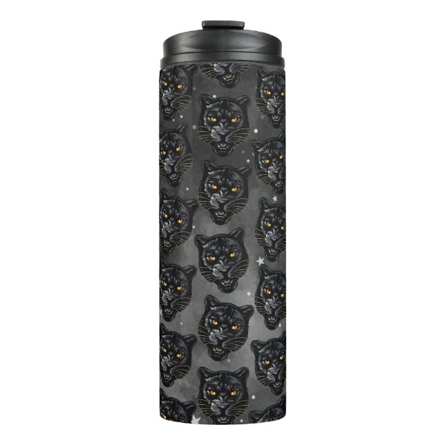 Garrafa Térmica Pantera Negra (Frente)