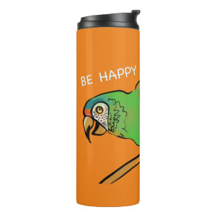 Garrafa Térmica Papagaio feliz