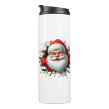 Papai Noel 3D engraçado Design de Natal Férias