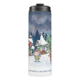 Garrafa Térmica Papais noeis de Natal Elf Rudolph Thermal Tumbler