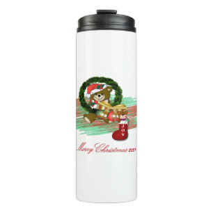 Garrafa Térmica Papais noeis Joy Sock Thermal Tumbler
