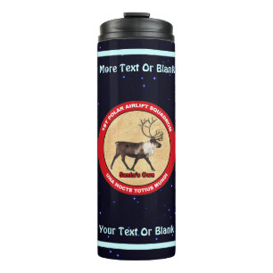 Garrafa Térmica Papais noeis Próprios - Esquadrão de Aeronave Pola